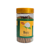 Pooja Paath Premium Dry Sticks Jar - Mogra Mogra Dhoop 30min 110 GRM DRY DHOOP Jar Pack